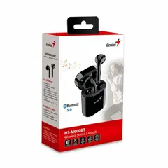 GENIUS - Audifono Microfono True Wireless hs M900BT Bluetooh Negro