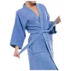 GENERICO - Salida de baño de 450 gramos - S - Celeste