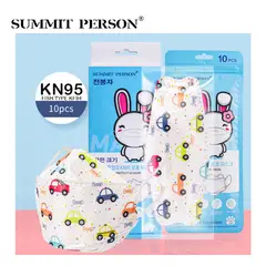 SUMMIT PERSON - Mascarilla KN95 Fish Type NIÑO diseño AUTOS caja10und