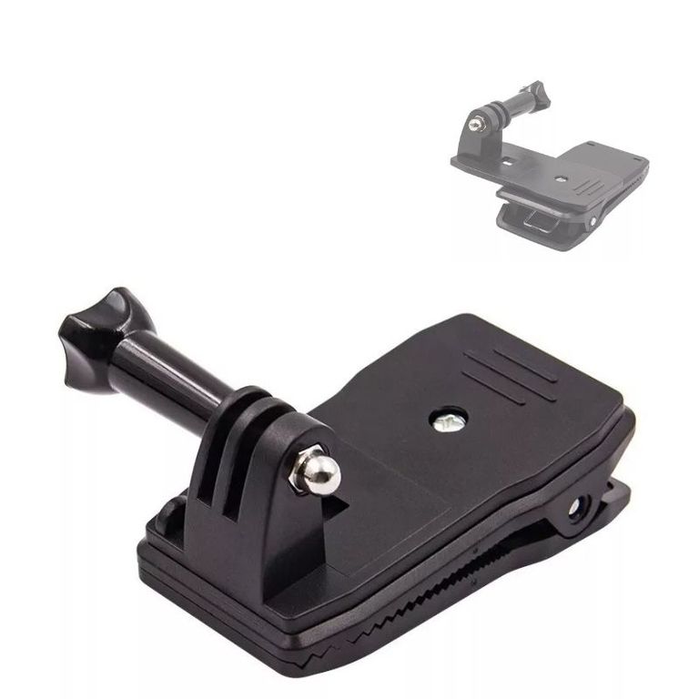 Accesorio Gopro Clip 360° Gancho Mochila Para Gopro Sjcam