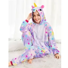 GENERICO - Pijama de Unicornio Estrellas Onesie Importada