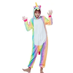 GENERICO - Pijama Disfraz Importada de Unicornio Arcoiris Onesie