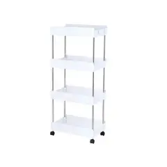 GENERICO - Frutero Verdulero de Cocina con Ruedas de 4 pisos