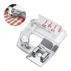 GENERICO - Pie Prensatelas Para Bies Ajustable Maquina Domestica Pro