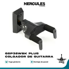 HERCULES - GSP38WBK PLUS COLGADOR DE GUITARRA