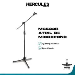 HERCULES - MS533B ATRIL DE MICROFONO