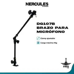 HERCULES - DG107B BRAZO PARA MICRÓFONO