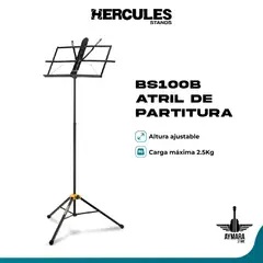 HERCULES - BS100B ATRIL DE PARTITURA