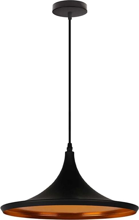 Lámpara colgante creativa negro