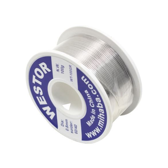 Rollo de Estaño 6040 08mm 100gr WT-100GR
