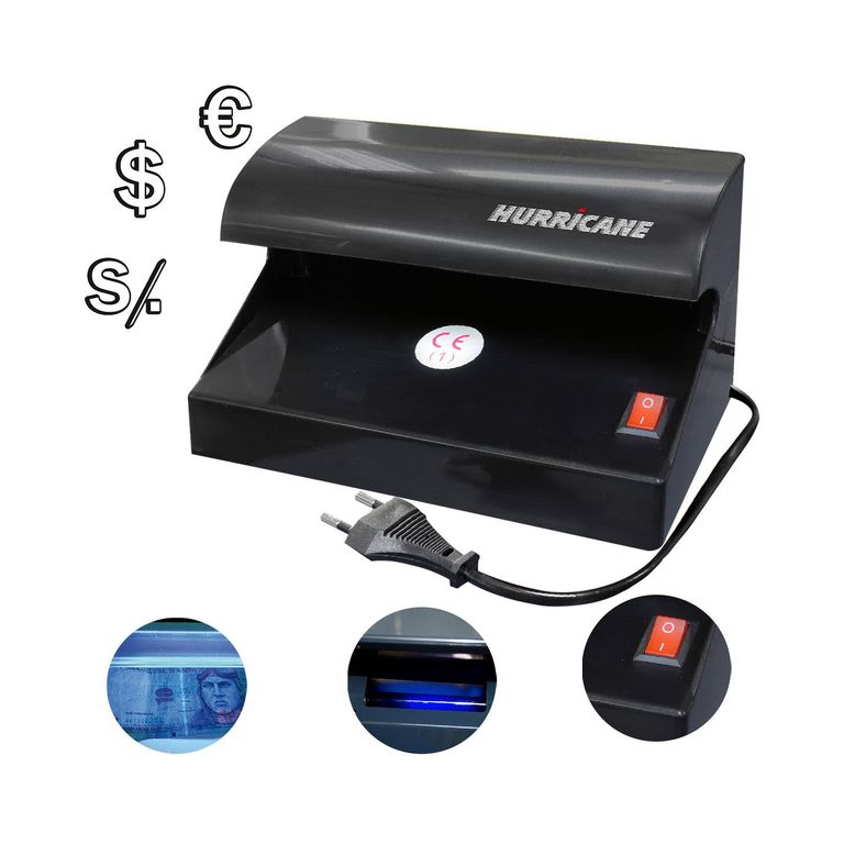 Detector De Billetes Falsos Luz UV HR-117