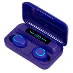 TWS - Auricular Inalambrico F9 Pro Azul Hasta 6h Music