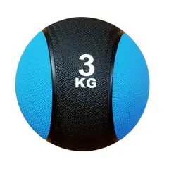 GENERICO - Pelota O Balón Medicinal 3 Kg Con Rebote Funcional Azul