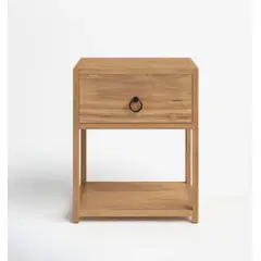 VENTITAS HOME - Velador Contemporáneo Vivacious Duna