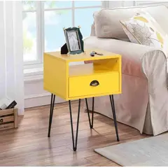 VENTITAS HOME - Velador Minimalista Amanda Mango