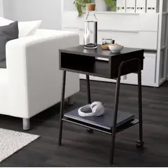 VENTITAS HOME - Velador Industrial Qasia Negro