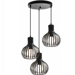 GENERICO - Lámpara colgante de 3 unidades con personalidad creativa
