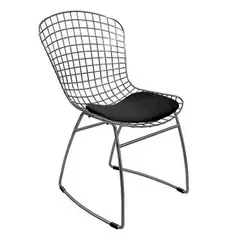 ZIYAZ - Silla De Comedor Alhambra Loop II Inox Con Cojín