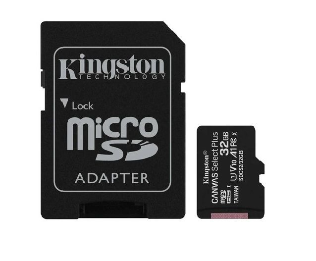Memoria Micro SD 32GB Clase 10 Adaptador SD