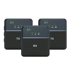 GENERICO - Microfono Inalambrico Universal - X2 micros - Para Cualquier Celular