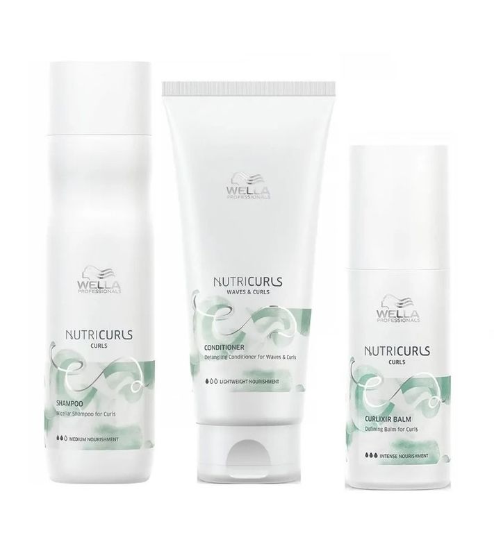 Shampoo Para Rizos 250ml Acondicionador Balsamo Nutricurls