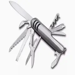 OTTOWARE - Navaja y Cuchillo Tipo Swiss de 11 Multiusos