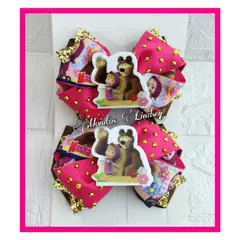 GENERICO - Parecitos Masha y Oso para Niña - Fucsia