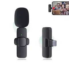 GENERICO - Micrófono para celular Portátil Inalámbrico Tipo C