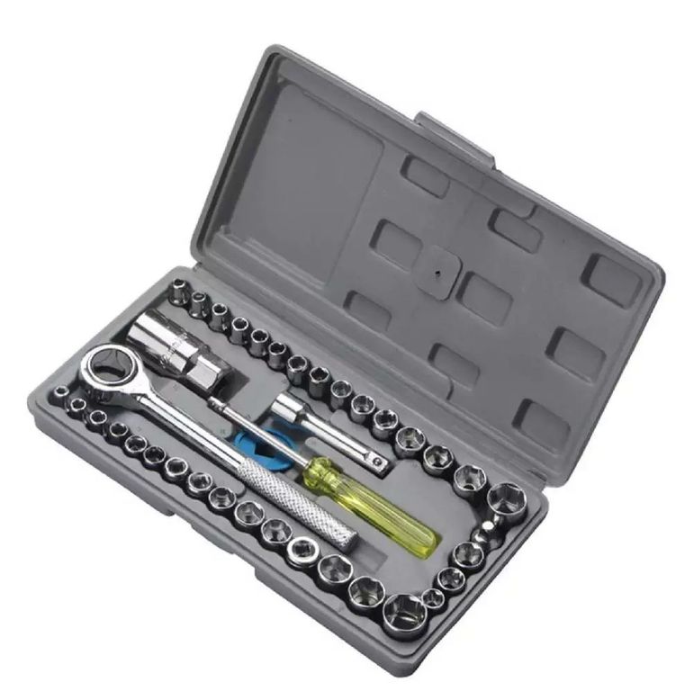 Set De 40 Piezas Llaves Tubo