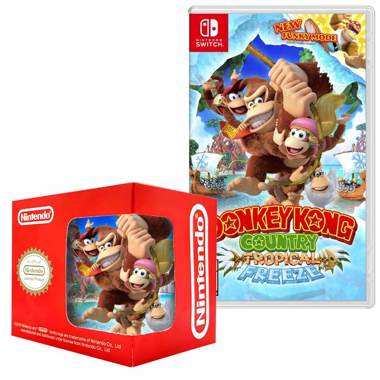 Donkey Kong Country Tropical Freeze Switch +taza