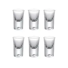 INSPIRA - Juego de 6 Mini Copitas de Shot con Base