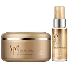 WELLA - Mascarilla Reparadora 150ml + Aceite Elixir Luxe Oil