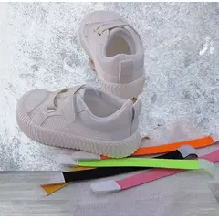 GENERICO - Zapatillas de Niño y Niña Unisex 6 Colores Pasadores Intercambiables