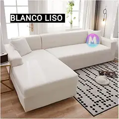 GENERICO - Set Forros Spandex 3-2 color Blanco Liso