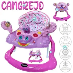 BABY HAPPY - Andador para Bebes CANGREJO LILA
