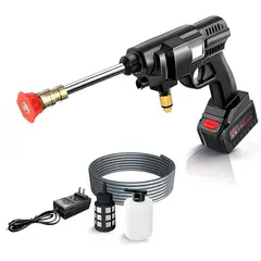 PREMIUM - HIDROLAVADORA PORTATIL INALÁMBRICA 68V DOBLE BATERIA