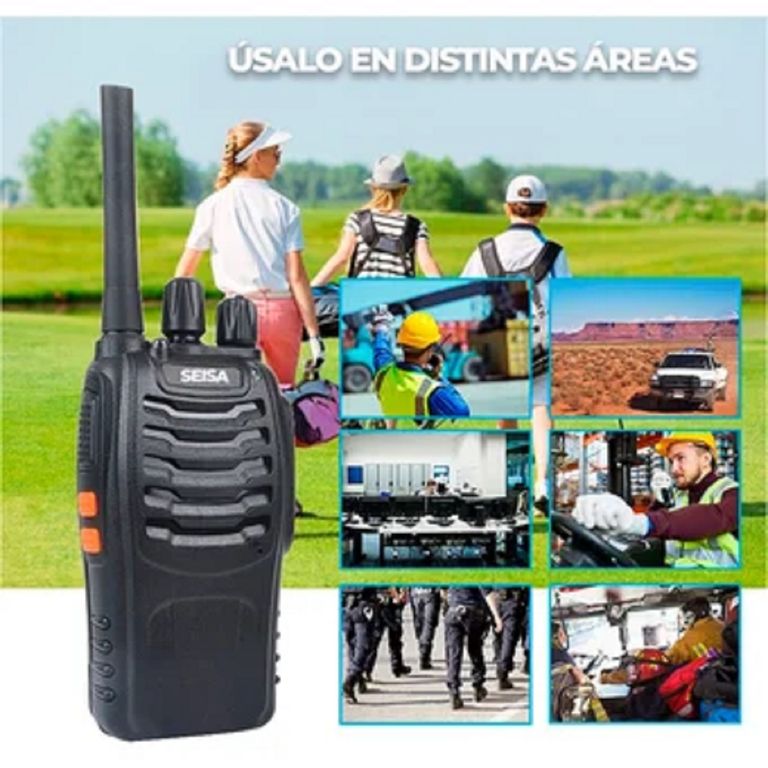 Walkie Talkie Pack 2 Unid Portatil Transmisor Receptor