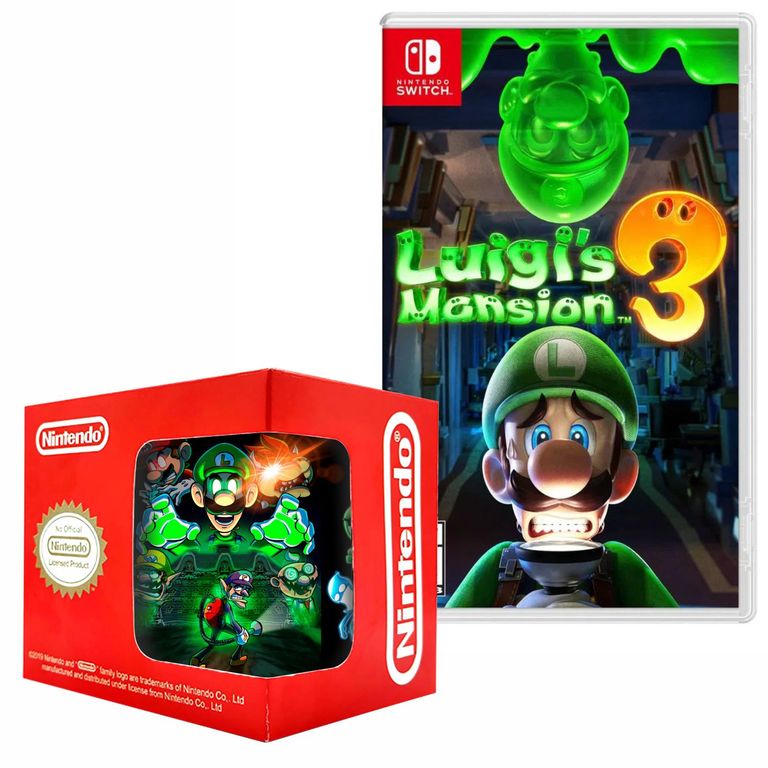 Luigis mansion 3 Switch + taza