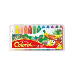 AMOS - Crayones Colorix 3 En 1 (Estuche X 12)