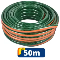 TRUPER - Manguera de riego 3/4" 3 capas en rollo de 50 m,