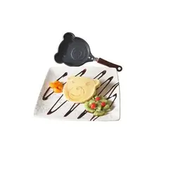 GENERICO - Sartén Acero Inoxidable Molde Oso para Huevos y Pancakes
