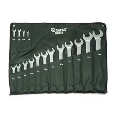 SATA - JUEGO 16 PIEZAS LLAVE MIXTA PLG 1/4-1.1/4” 09074