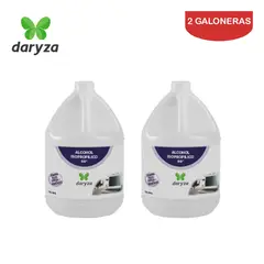 DARYZA - Alcohol isopropílico 99° galón DARYZA. Pack 2 galoneras