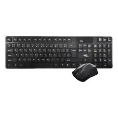 GENERICO - Kit Teclado Mouse Inalámbrico Bluetooth 2.4G