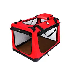 QUE PATAS PET SHOP - Transportador para Perros Grandes Rojo L