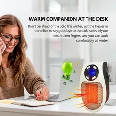 GENERICO - Calentador Electrico con Control Remoto de Calidad