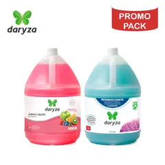 DARYZA - Jabón líquido galón y Desinfectante galón PROMO PACK DARYZA.