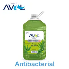AVAL - Jabón líquido antibacterial galón 5 litros eucalipto