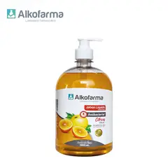 ALKOFARMA - Jabón líquido antibacterial litro cítricos