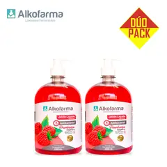 ALKOFARMA - Jabón líquido antibact litro frambuesa DÚO PACK